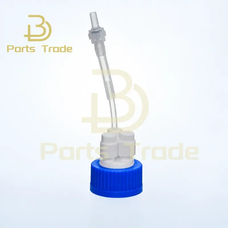 for GL45 Multi-hole Cap Screw Liquid Chromatography Waste Liquid 1/8 1/4 Reagent Bottle Fluid Output Safe