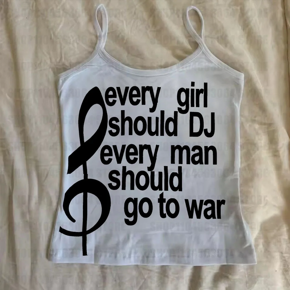 Y2K Aesthetic Pink Cami Top Women 