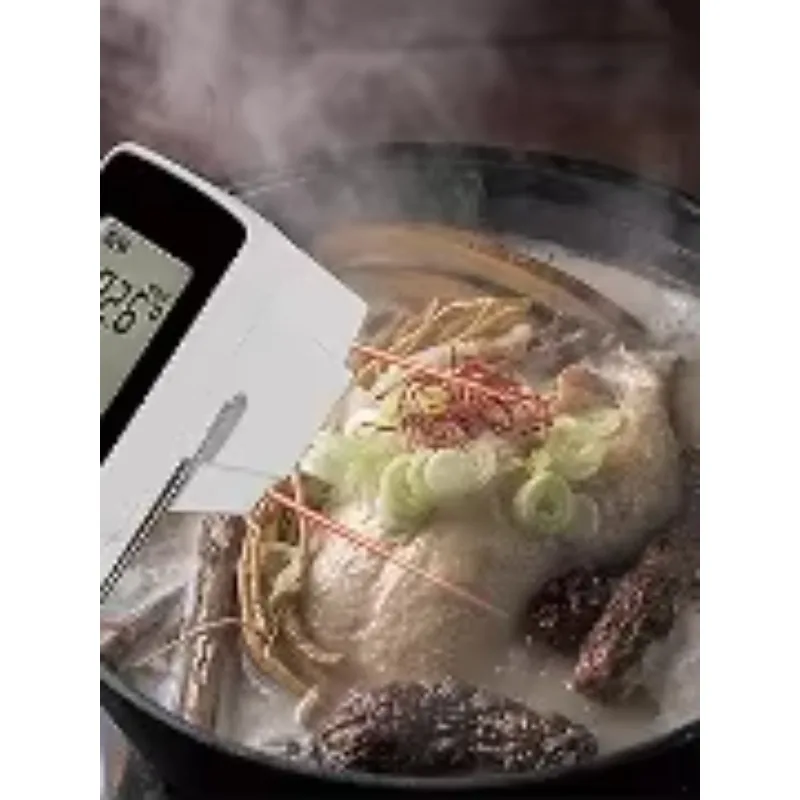 2025/TECPEL D-177 مقياس حرارة رقمي للأطعمة HACCP مع مسبار حراري غير قابل للصدأ