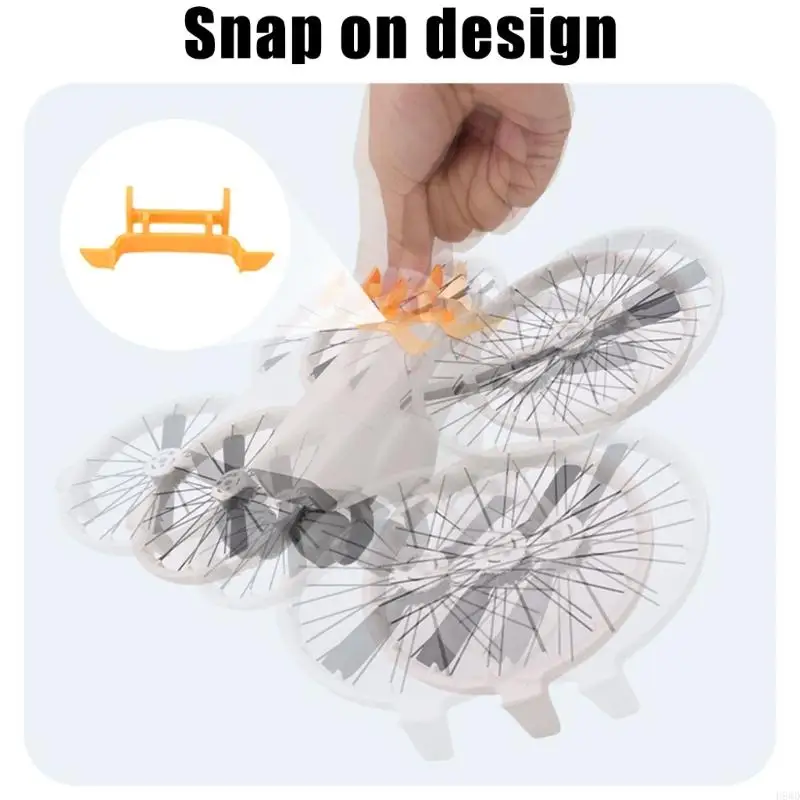 

Aerodynamically Enhanceds Tail Brackets for Flip Improved Flight Control And Rapid Detachment H8WD