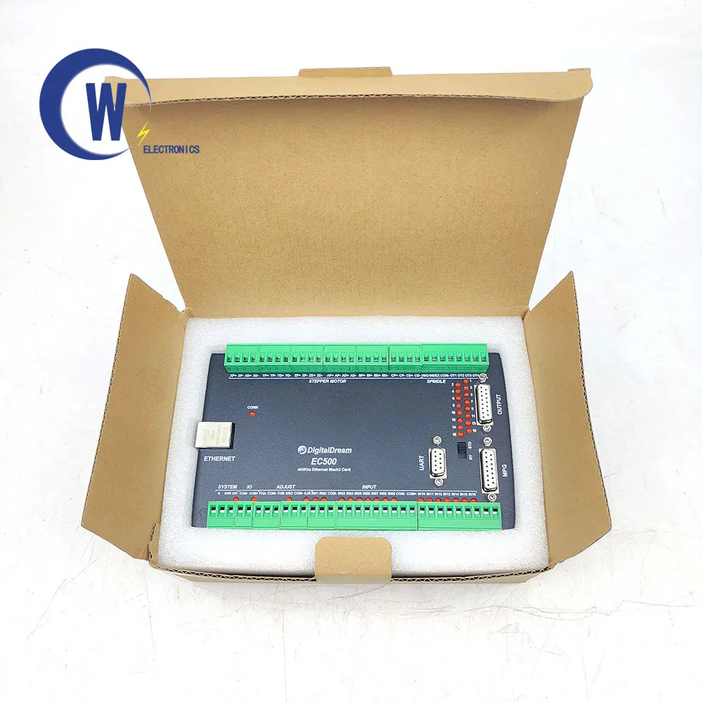 EC500 CNC Mach3 Ethernet Motion Controller EC500 460kHz 3/4/5/6 Axis Motion Control Card per fresatrice aggiornamento nuovo di zecca