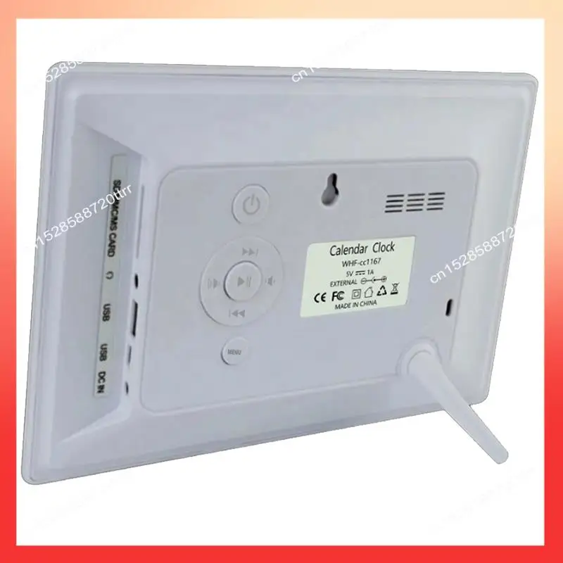 

ABNR 7-дюймовый цифровой календарь-будильник с фоторамкой, медиаплеер, большие часы с деменцией и Альцгеймером