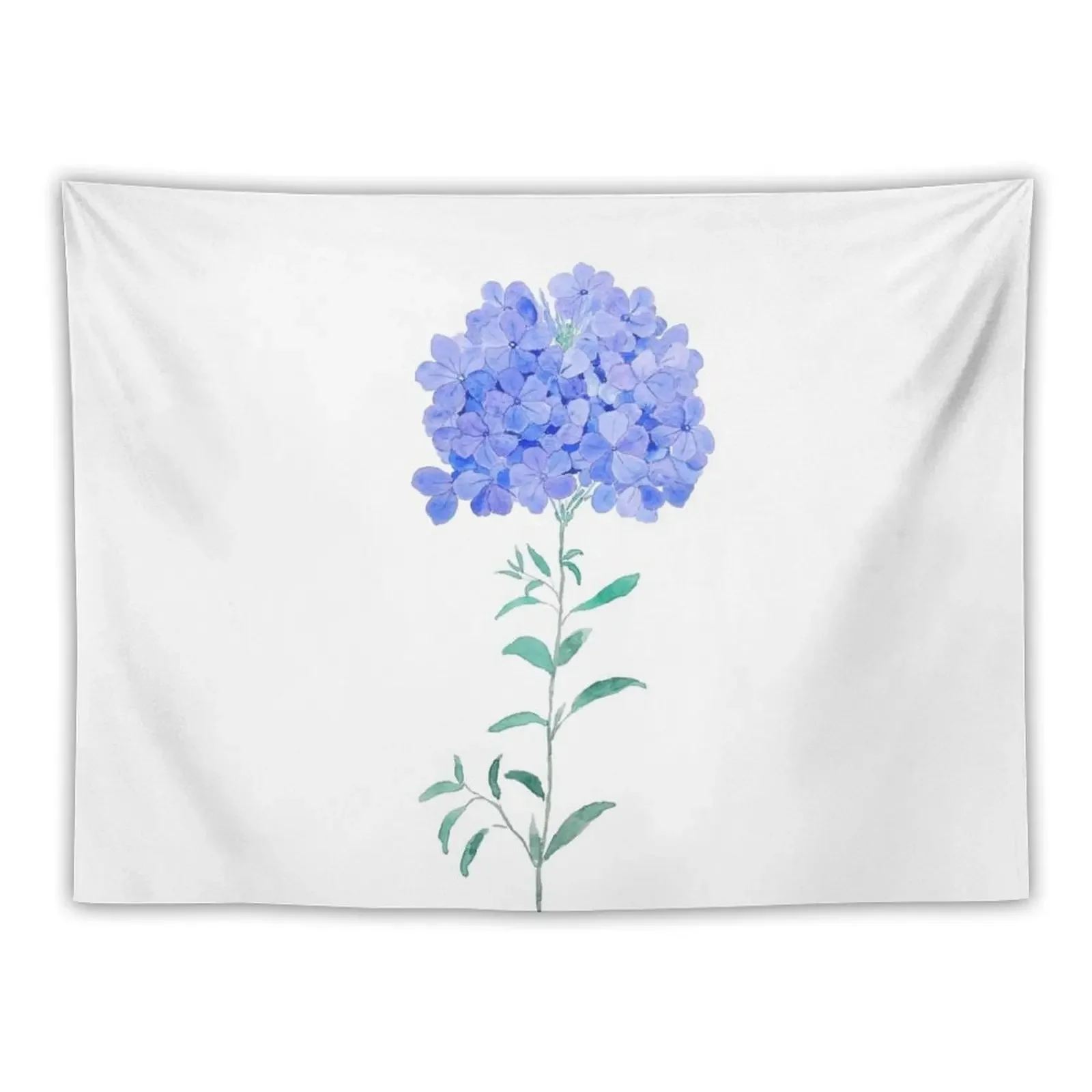 

blue purple Plumbago auriculata flower water color Tapestry Anime Decor Decor Home Tapestry