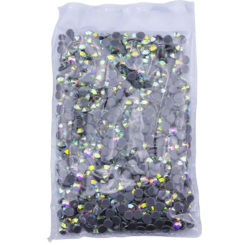 Top Quality Better DMC Clear Hotfix Rhinestones Super Bright Glass Strass Iron On Crystal Hot fix Rhinestone For Fabric Garment
