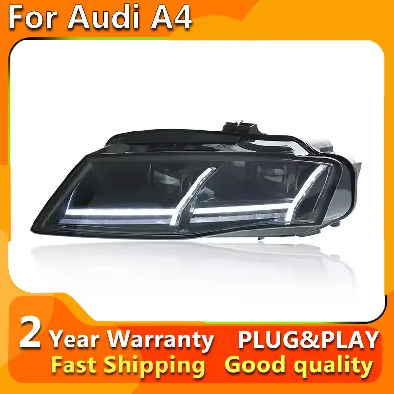 Car Lights for Audi A4 A4L B8 LED Headlight 2009-2012 B8 Head Lamp Drl Projector Lens Automotive Accessories