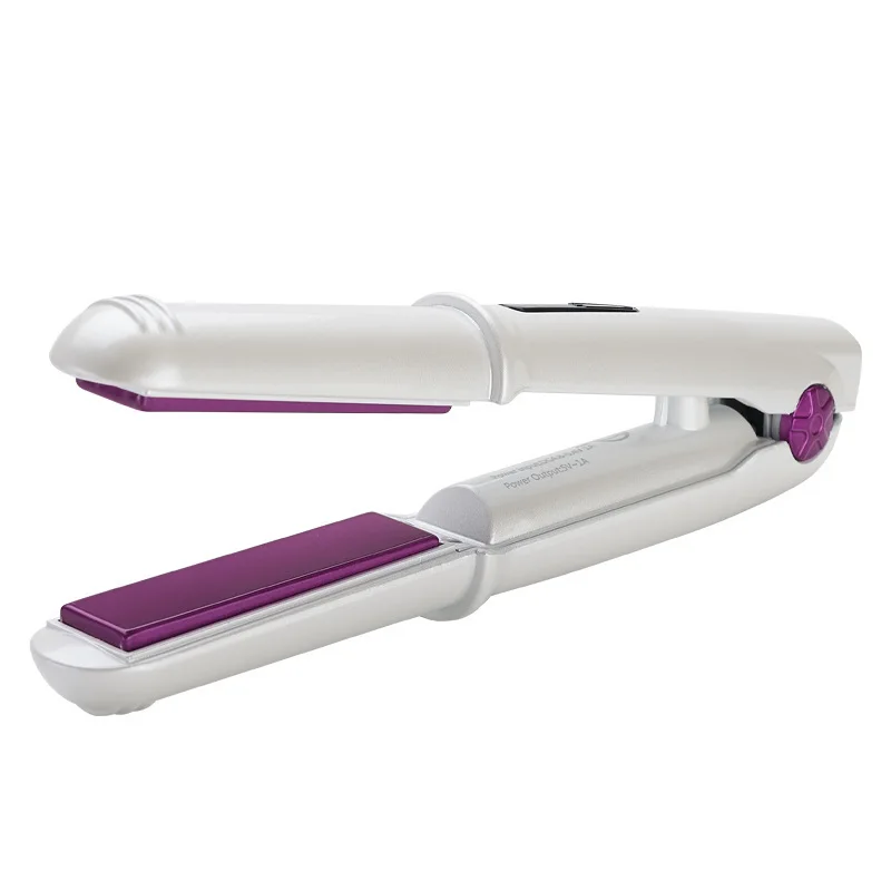 Multifunctional And Portable Curling Iron USB Charging Mini Wireless Splint Three Speed Temperature Control Curler Roller