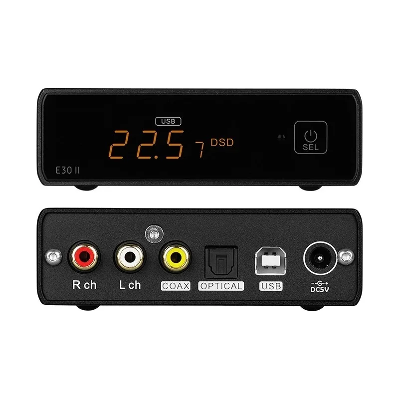 Decoder Support DSD512 PCM 32bit 768kHz with Remote Control DAC E30 II Lite