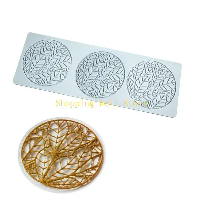 KX4B Fondant Cake Molds Chocolate Sugarcrafts Baking Tools Silicone Material for Cake