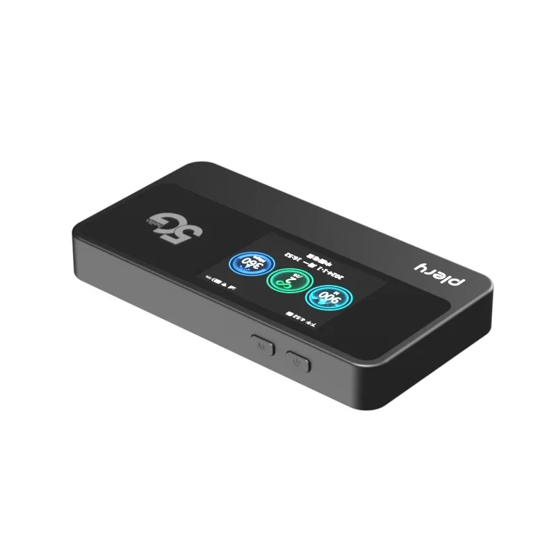 

Plery M353 Portable Pocket WiFi Routers 1.2Gbps 5G LTE Hotspot with SIM Card Slot Wifi 6 for Indoor Outdoor Use