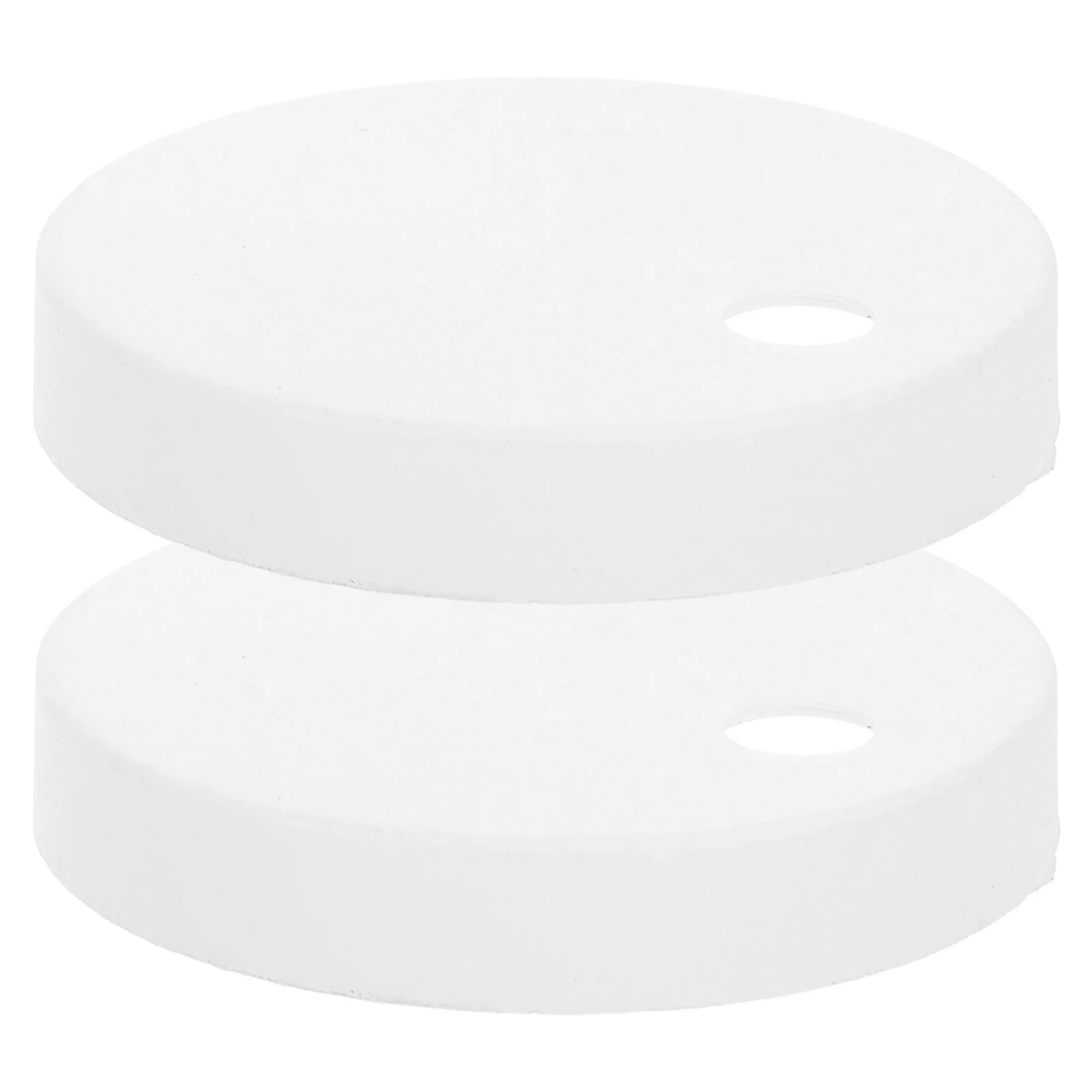 1Pair Toilet Bolt Caps Plastic Round Cover Decorative Replacement Parts for Bathroom Fixing White Toilet Bolt Caps