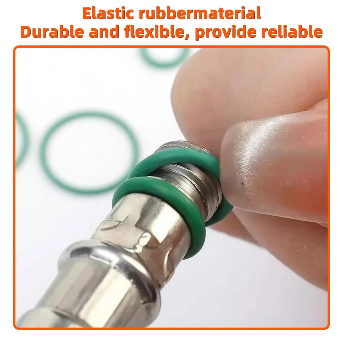 Gummi-O-Ring-Dichtungssatz 18 Größen A/C-Dichtungsscheibensatz für die Reparatur von Autoklimaanlagen, Zubehör für die Kfz-Reparatur. – Detail 5