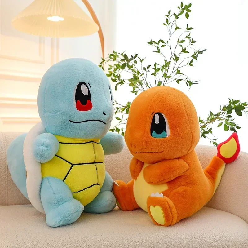 35/80cm Charmander Pokemon Plush Toys Large Anime Doll Cute Pillow Giant Pokémon Plushie Squirtle Stuffed Gift for Kid Christmas