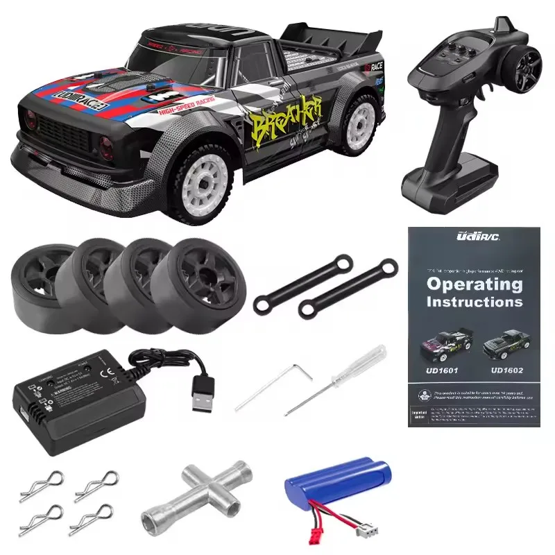 UDIRC UD1601 UD1601Pro RC سيارة 1/16 2.4 جيجا هرتز 4WD RC سيارة 40 كم/ساعة عالية السرعة فرش السيارات RTR مع نظام الاستقرار الإلكتروني