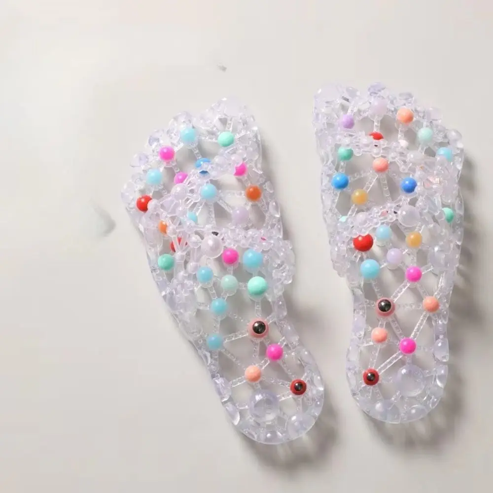 Foot Bottom Granules Massage Slippers Quick-Drying Material Indoor Use Design Foot Massage Shoes Anti-Slip Sole