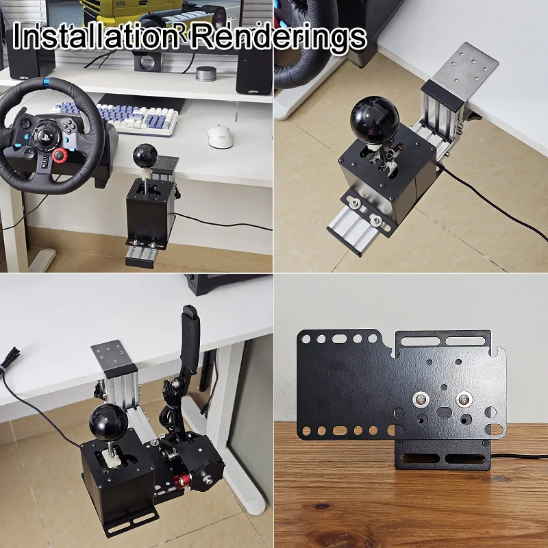 USB Sim Shifter H/Sequential for ETS2/ATS WRC Dirt, PC Racing Games Compatible G29/G27/G25/G920/G923/T300
