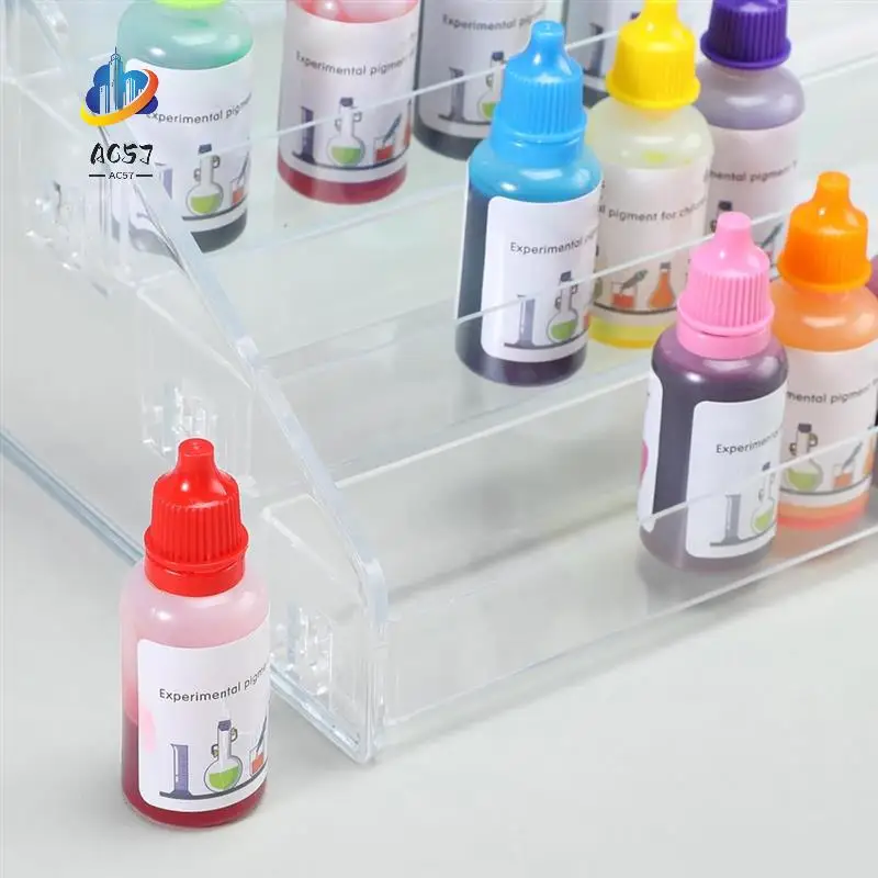 AC57-Clear Acrylic Paint Organizer (7 Tier),Paint Bottle Organizer,Acrylic Paint Storage Organizer,Craft Paint Organizer Rack