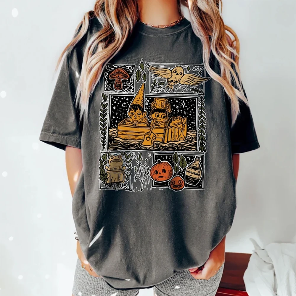 Pottsfield Harvest фестиваль рубашка винтажная над садом стена футболка унисекс Хэллоуин футболка с принтом тыквы OTGW Осенний урожай Осень Топ