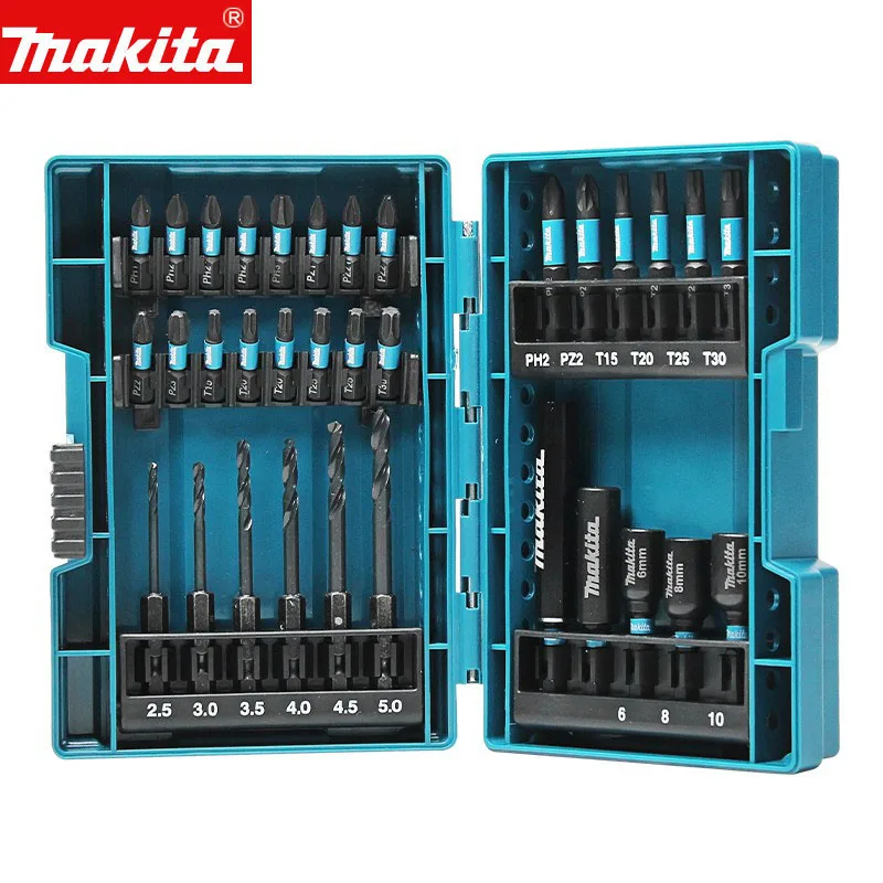 makita3点セット売り Makita-電動ドライバードリルビットセット,家庭用,六角形のスリーブ