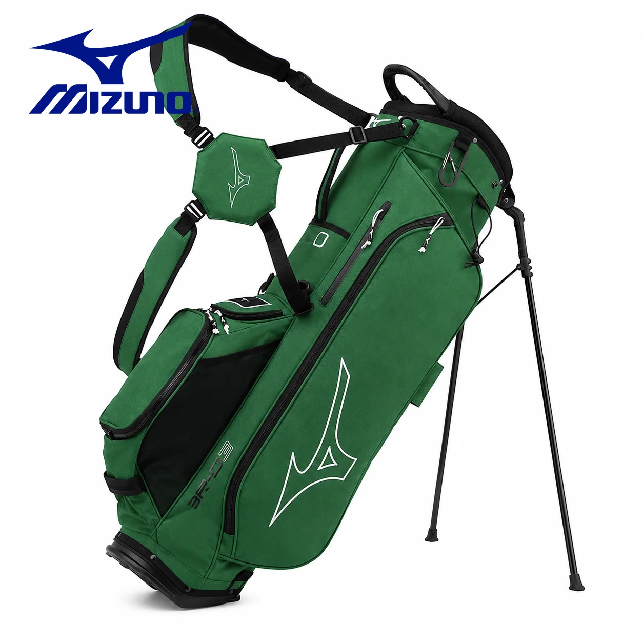 Mizuno BR-D3 Lightweight Golf Stand Bag Portable Men's Club Organizer Carry Case High Capacity Course Walking Gear 5LJC2421 view 2
