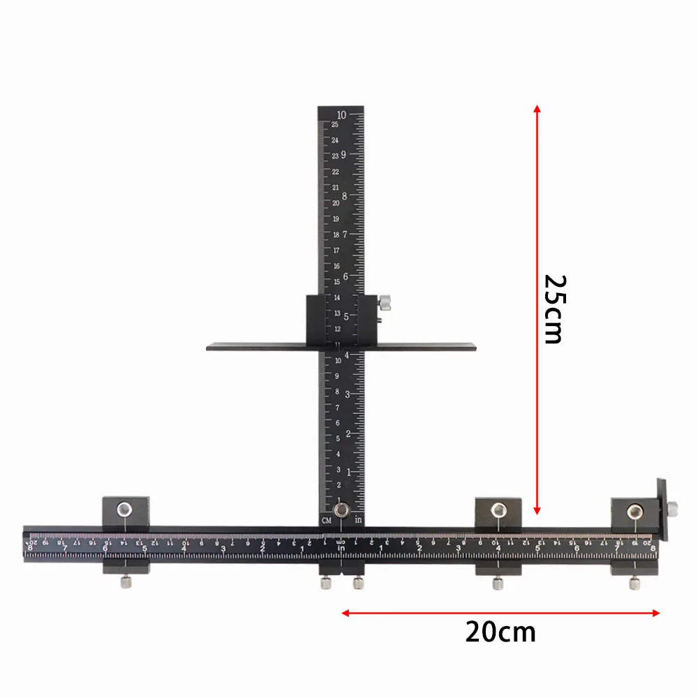 Деревообрабатывающий локатор для сверления отверстий, алюминиевый локатор для сверления отверстий, линейка для шкафов, дверей, ящиков, ручек,