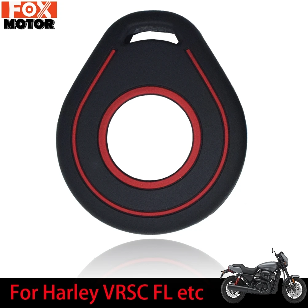 Key Shell Case Cover Fob Silicone For Harley Davidson Softail Touring Sportster Trike Freewheelers Street Skin Protector