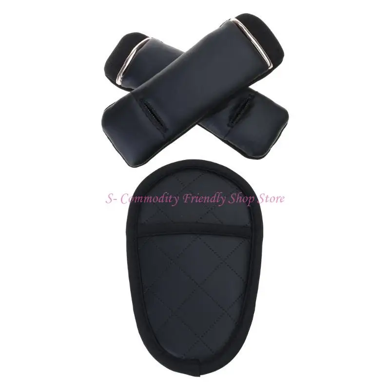 

85AE Luxurious Belt Cushions Safe & Comfortable Belt Pads Travel for Your Child
