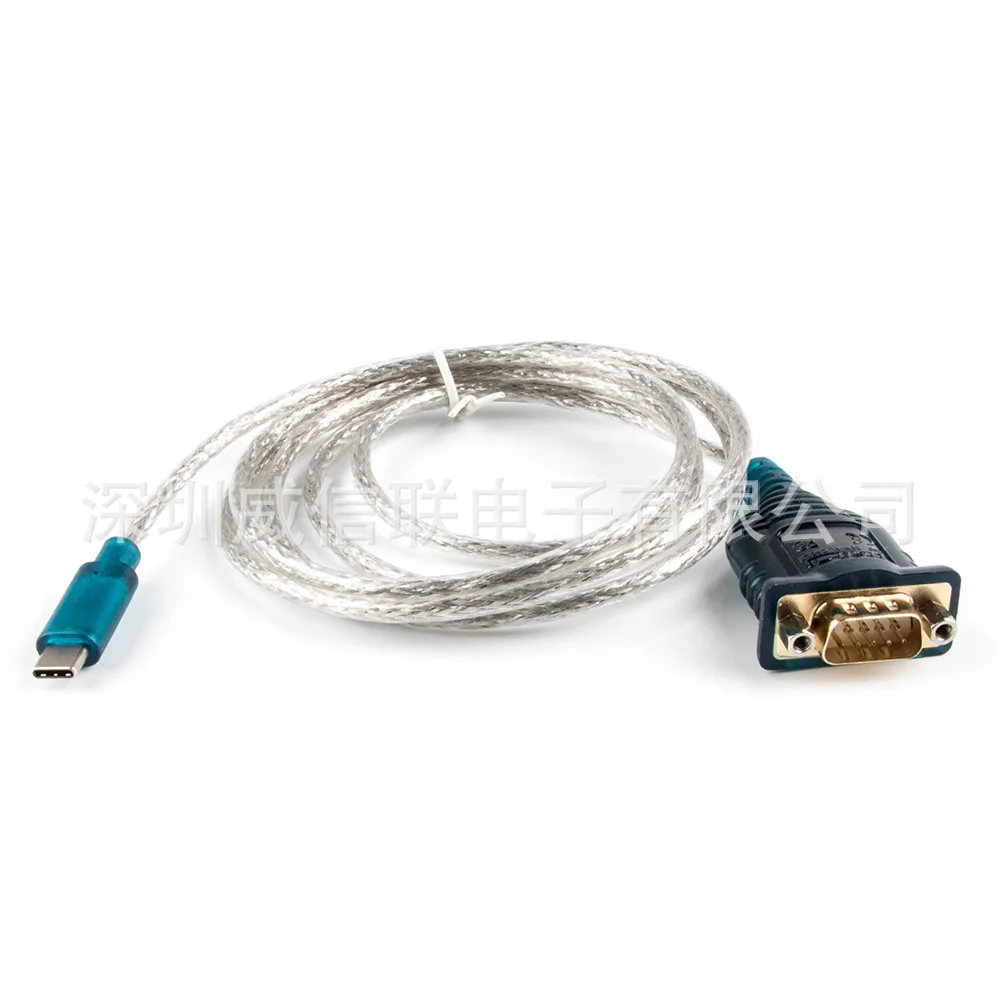 Foreign trade source TYPE C to DB9 9-pin male RS485 serial cable FTDI chip