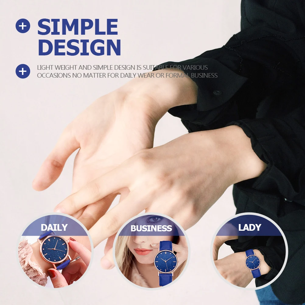 

Elegant Women Watch Stylish Imitation Belt Watch Adjustable Business Leisure Wristwatch For Daily Wear Precise Time