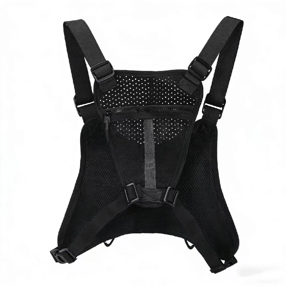 Leichte, wasserabweisende Sport-Brusttasche mit integriertem Handyfach zum Laufen, Radfahren und für den täglichen Gebrauch, für Damen und Herren. – Detail 2