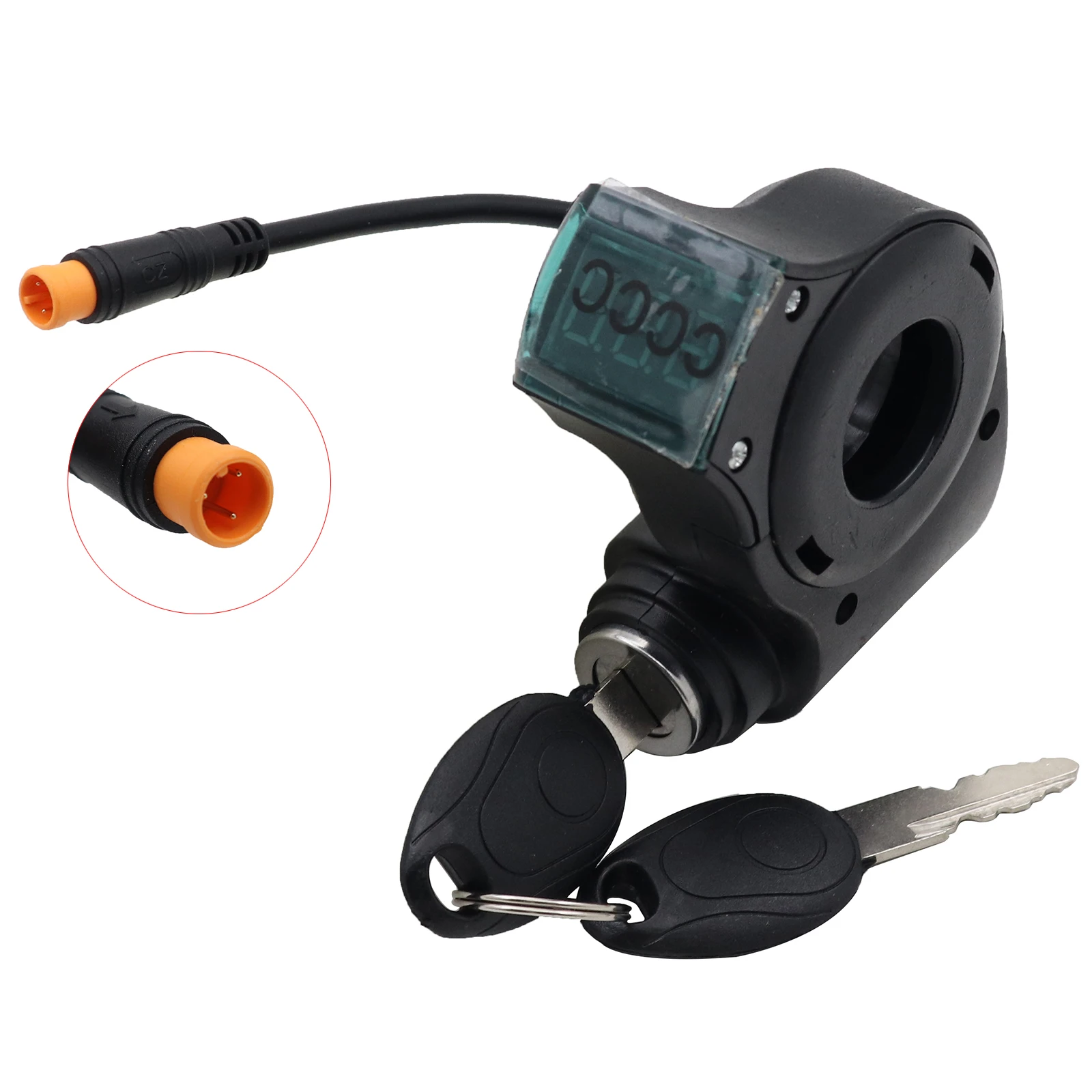 Ignition Lock With 2 Keys for KUGOO M4 PRO Electric Scooter Cylinder Starter Switch Locks Keys Kick Scooter Replacement Parts