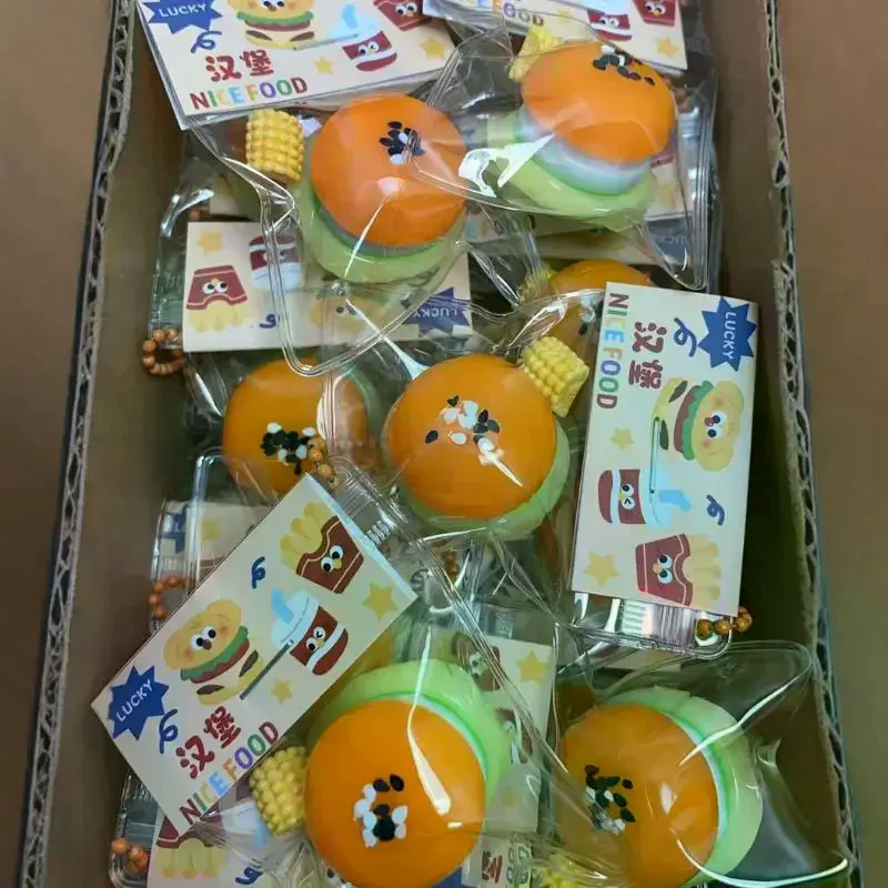 /Cna/Hamburger Stress Relief Toy Sensory Fidget Toy TPR Slow Rebound Decompression Squeeze Toy For Adult Students Taba
