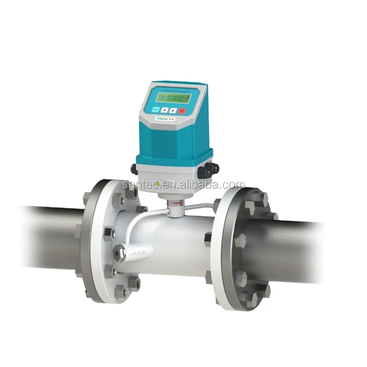 2026 SENTEC Low Cost 3 in 1 Ultrasonic Flow Meter 0-10m/s Velocity Flowmeter 1000ppm Turbidity -30~160 Temperature Function Sens