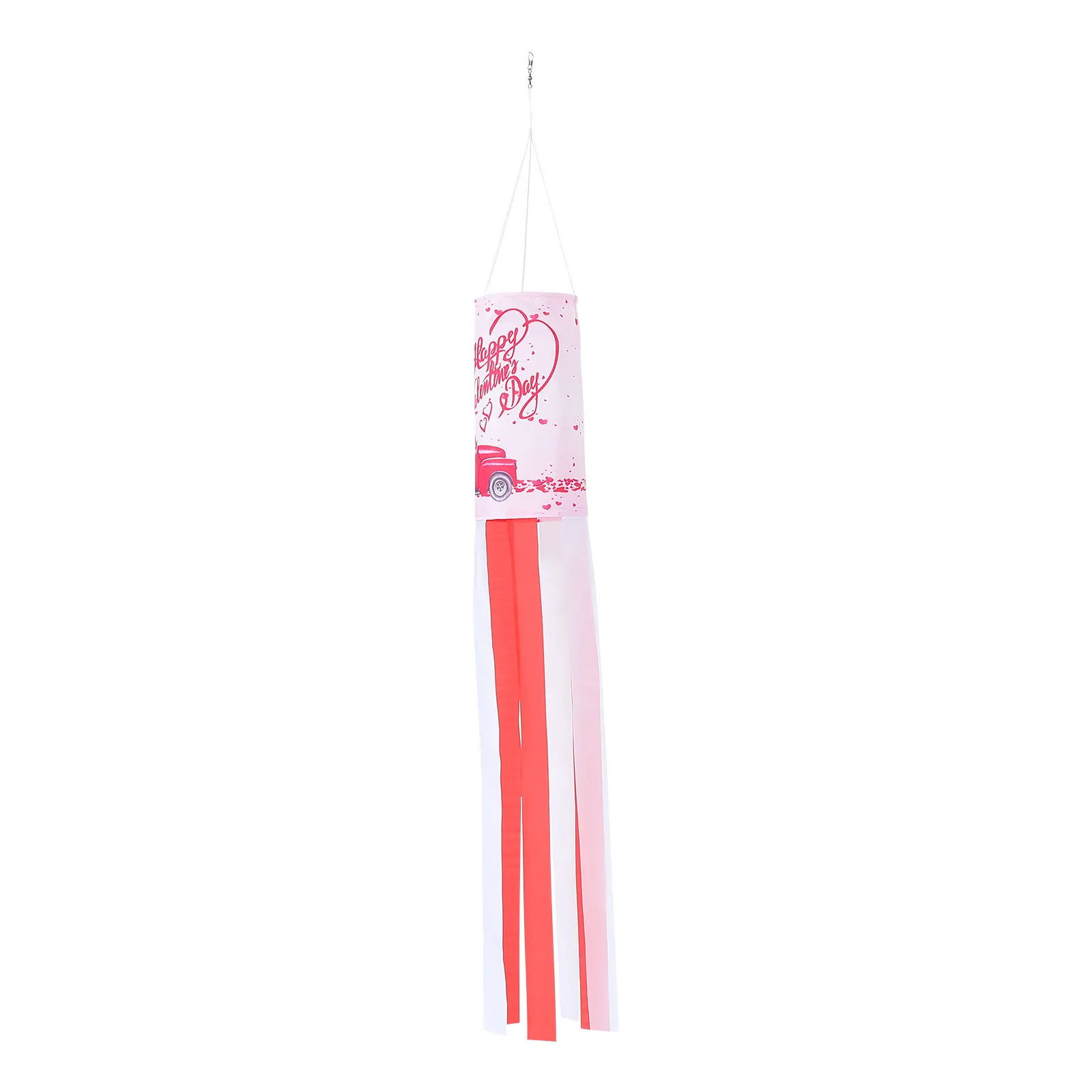 1Pcs Romantic Windsock Flag Valentine's Day Decor Outdoor Flag Fast Drying Polyester Wind Direction Indicator