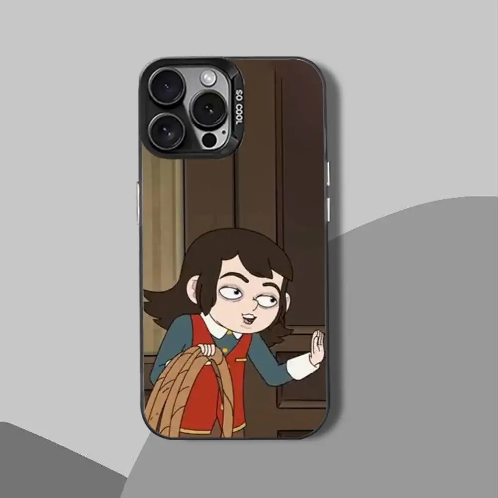 حافظة هاتف H-HauntedS HotelS 2025 لهاتف آيفون 12,16,11,14,13,17,15,E,Max,Plus,Air,Pro,غطاء أسود صغير مقاوم للصدمات #3