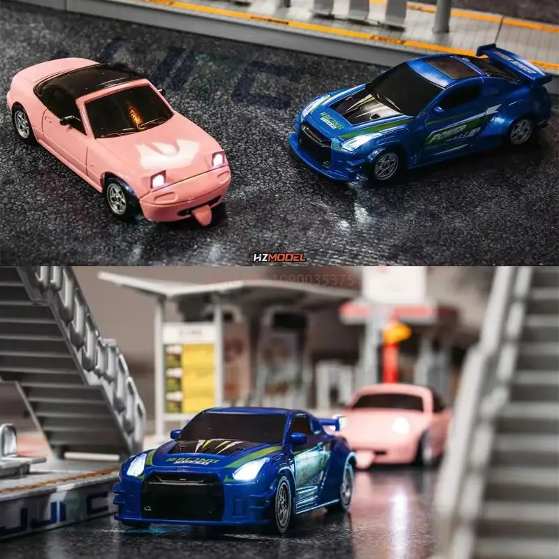 

Дрифтовый автомобиль с дистанционным управлением в масштабе 1:43, Mx5 4wd, полностью пропорциональное управление с гироскопом для 60-минутного время работы, реалистичная гоночная игрушка