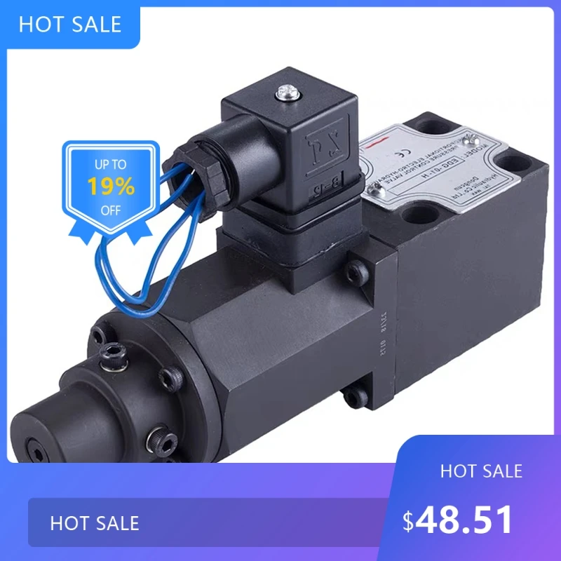

0728 Useful EDG-01-C/H Electromagnetic Proportional Pressure Valve Single/Double Acting 250kgf/cm2 L/min Fluid Cont