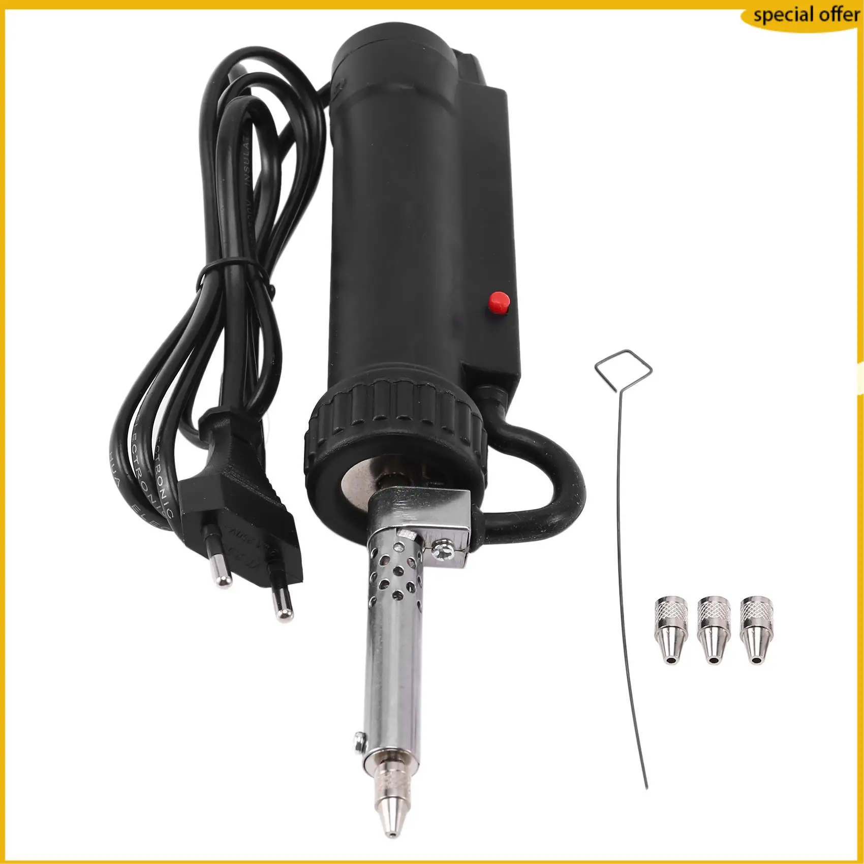 

A50I 30 Вт 220 В электрическая вакуумная паяльная присоска, оловоотсос, железный инструмент, паяльные инструменты, автоматические всасывающие оловянные инструменты, вилка европейского стандарта