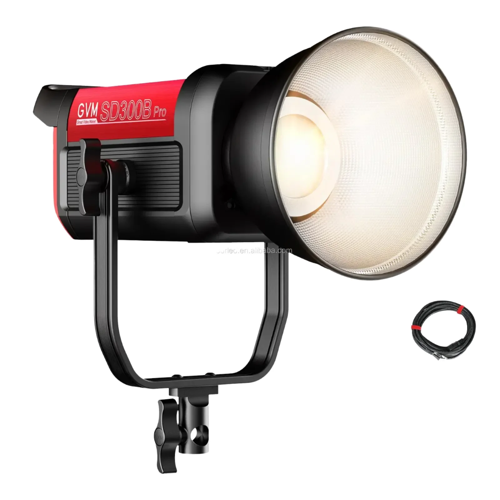 PRO SD300B GVM Official 300W Professional LED Light for Vlogging 51100 Lux 3.3' App Control Active Cooling System 2700K-6800K