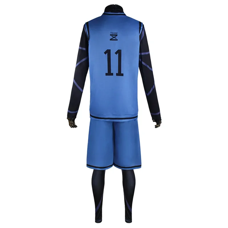 2025 New Anime Blue Lock Jersey Football Club Sportswear T-Shirt Men Isagi Yoichi Cosplay Costume Chigiri Rensuke Kunigami abc