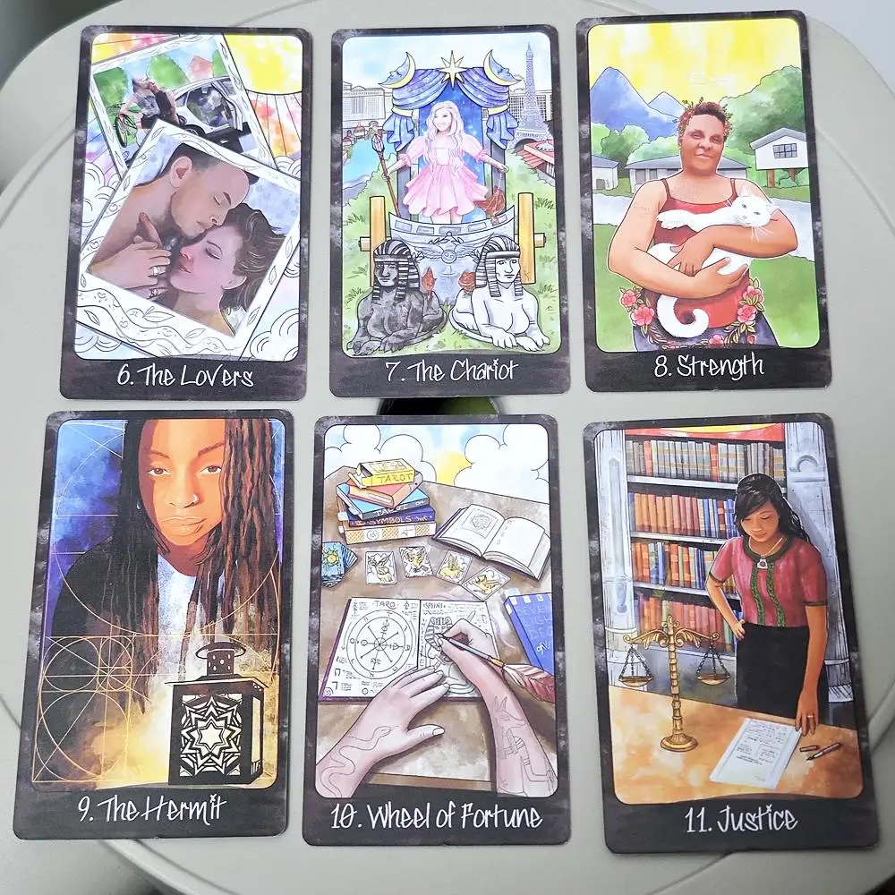 10.3*6 سنتيمتر جيب الكمثرى التارو 80 بطاقة سطح التارو يتميز بالأفراد من مجتمع العرافة المتزايدة من أي وقت مضى