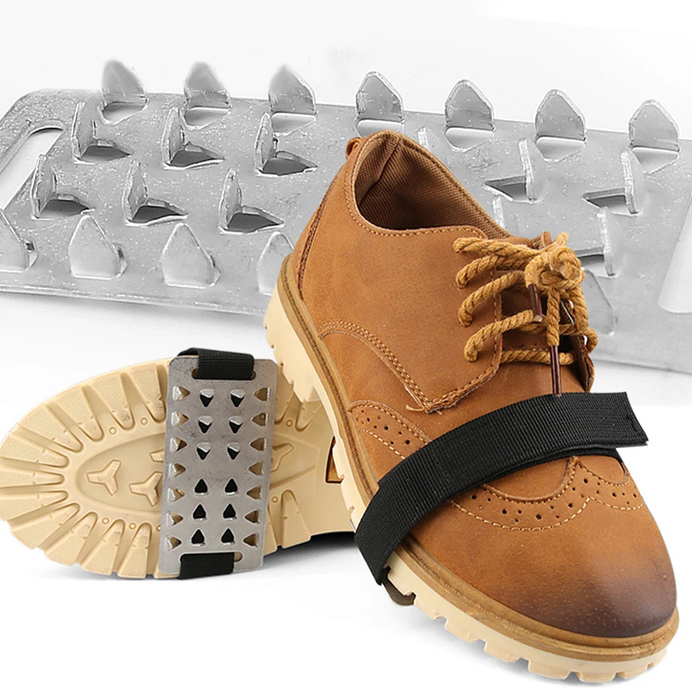 

Anti-slip Crampons Outdoor Ice Grippers Mountaineering Shoe Spikes Climbing Shoes
