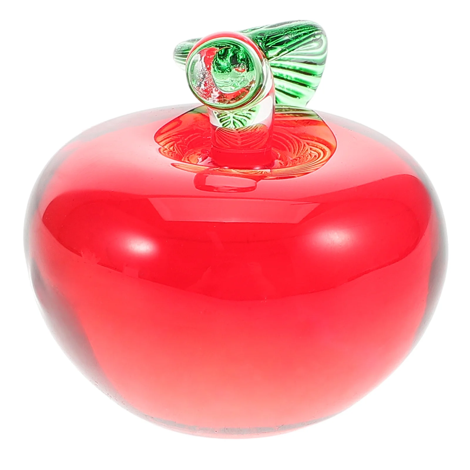 

Elegant Mini Glass Ornament Decorative Desktop Sculpture for Home Office Party Collectors