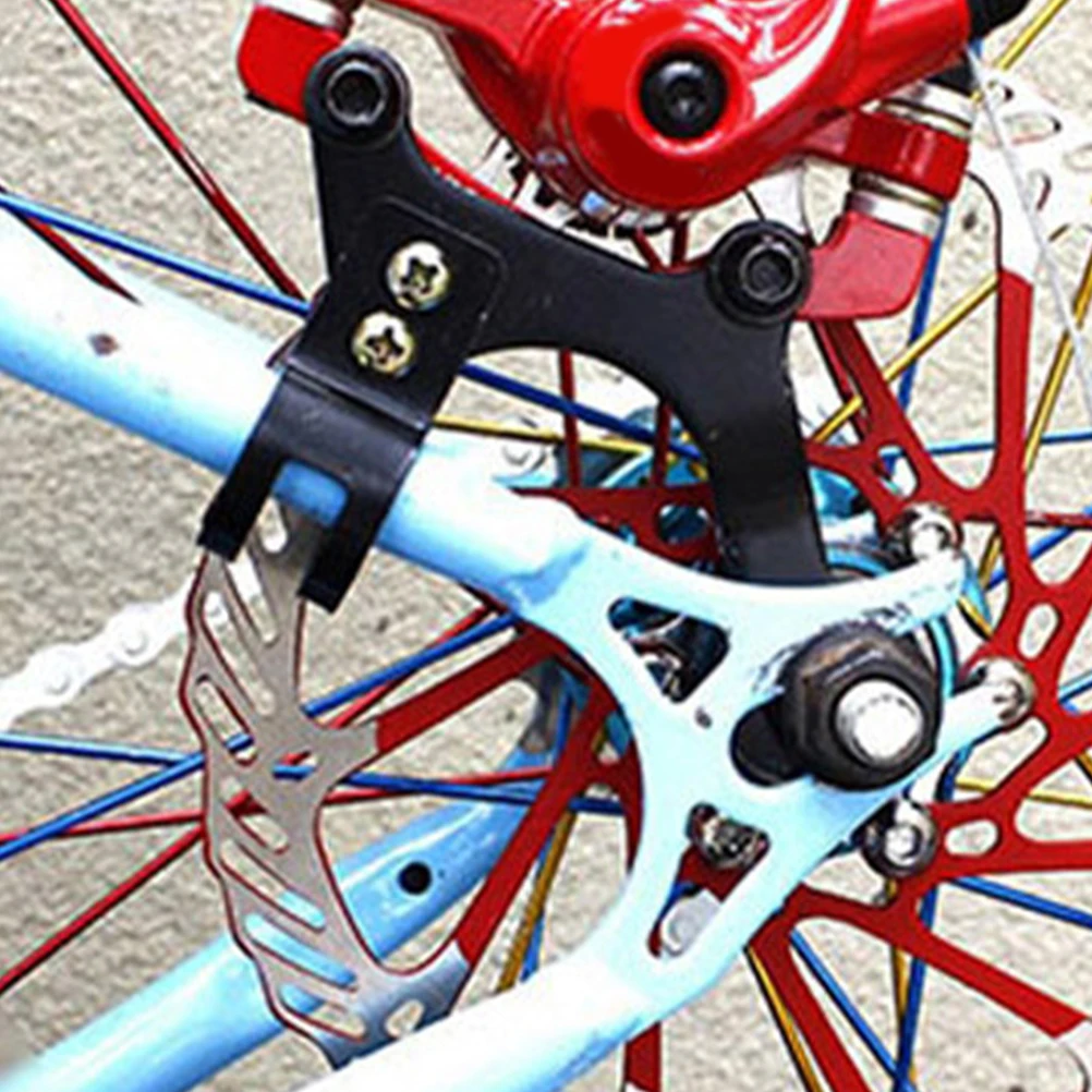 

2pcs Bike Disc Adapter Kit Carbon Steel Brake Rack For Bicycle Modification Small Wheel Mountain Bike Upgrade Parts Brake