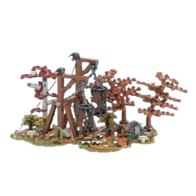 

Набор для сборки средневекового замка Spot MOC-489 деталей: конструктор из мелких блоков, игрушка-головоломка, модель, подарочный набор, украшение