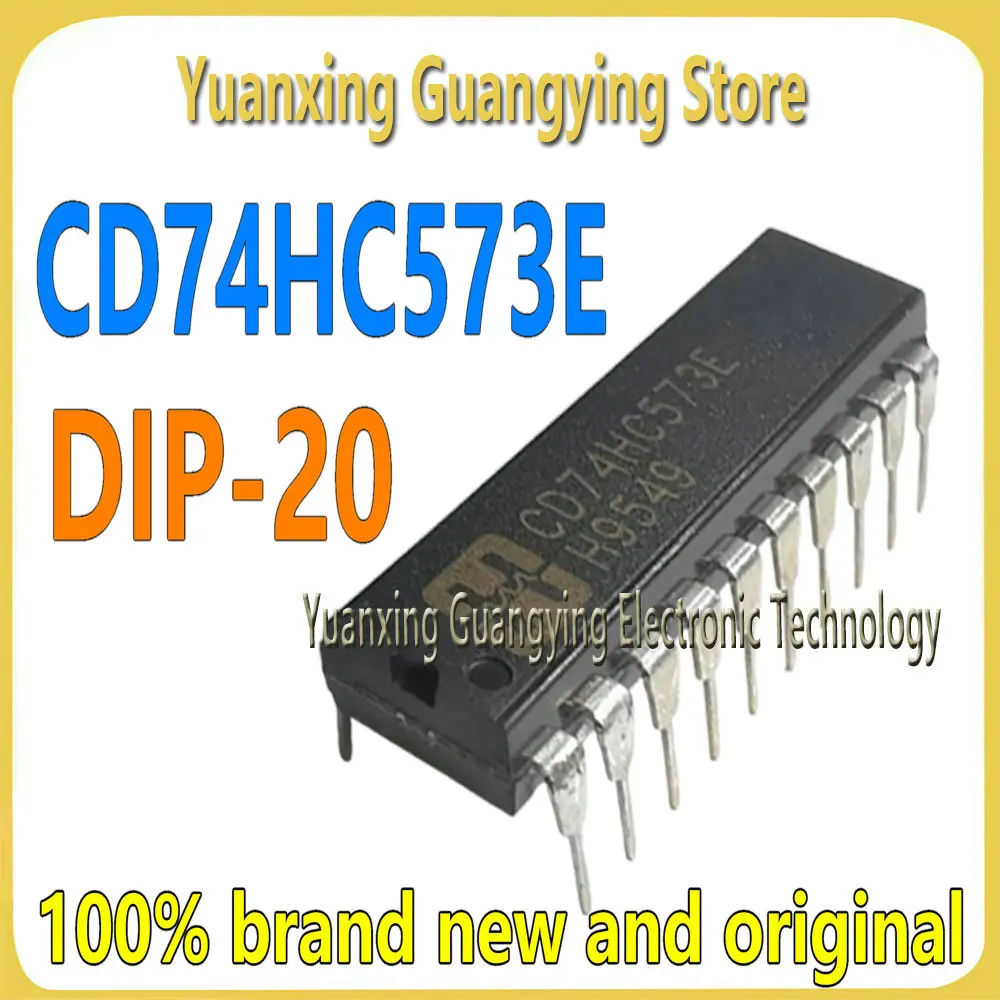 (5 pieces) CD74HC573E CD74HC573 DIP-20 Three-State Output Latch Chip IC 100% Brand New