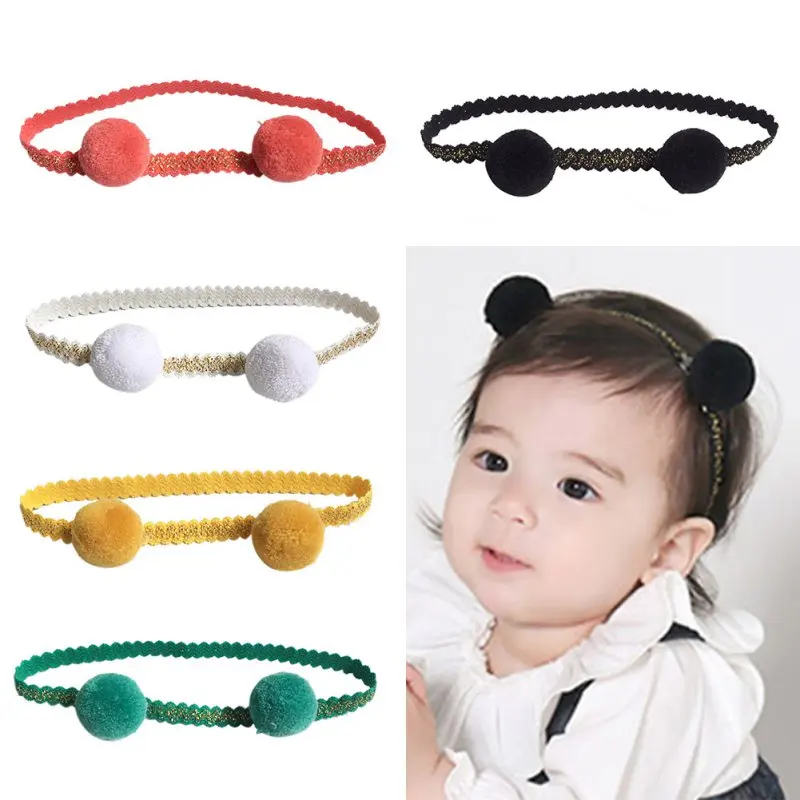 Baby Girls Headband Hair Band Sweet Kids Head Wrap Turban Infant Hair Accessories Newborn Photo Props