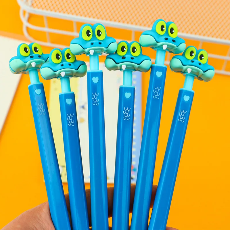 Cartoon Animal New Style High-Aesthetic Gary Snake Press-Button Ballpoint Pen Stress-Relief Pen Creative Niche