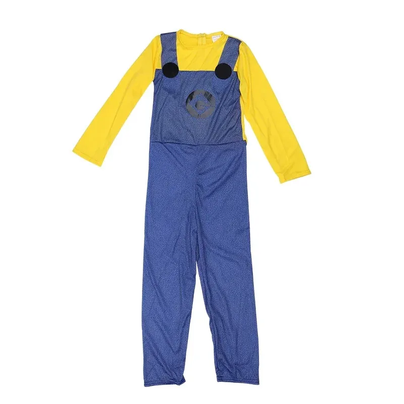 

CyAnime movie Despicable Me adult children Minions jumpsuit dress Cosplay Costume men jumpsuit women skirt hat