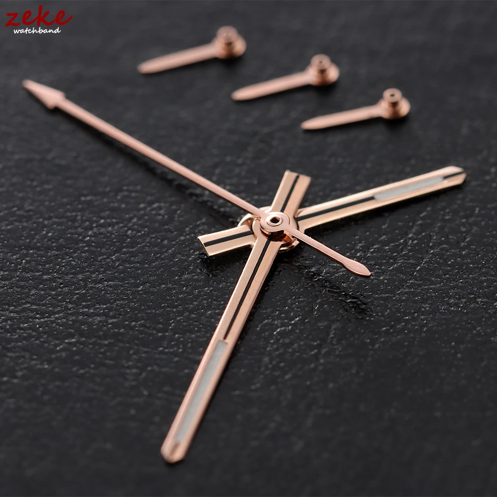 VK63 Watch Hands Rose Gold Silver 6-Hands Fit For VK63 Quartz Movement Green Luminous Watches Parts Pointer/Needle Accessories image 5