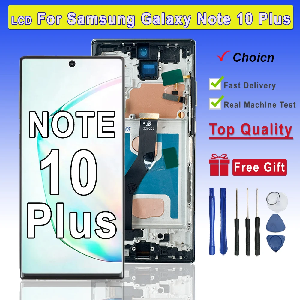 TFT LCD For Samsung Note 10 Plus 4G 4G 5G LCD Screen Touch Digitizer Assembly For Samsung Note 10+ N975F N975U N9750 LCD Display